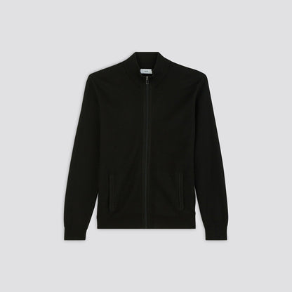 Gilet zippé col montant