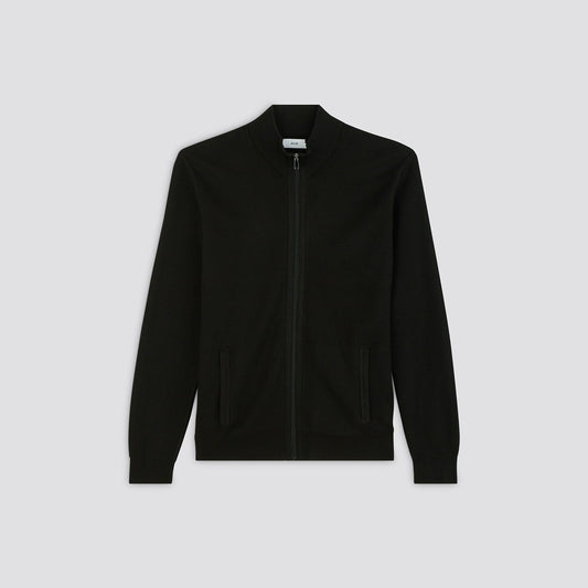 Gilet zippé col montant