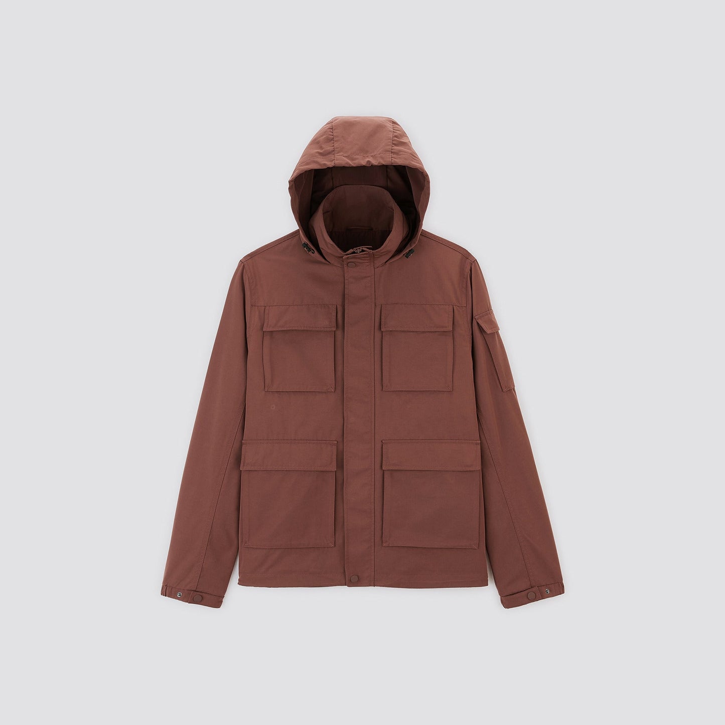 Parka courte à capuche