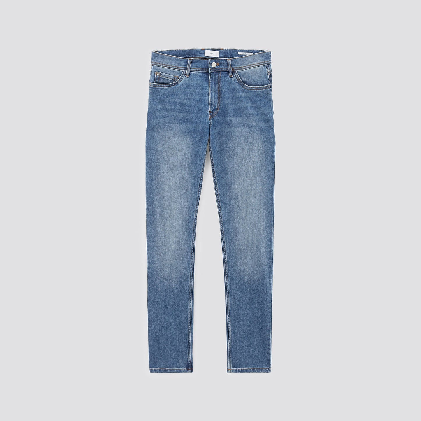 Jean slim en coton et polyester recyclés