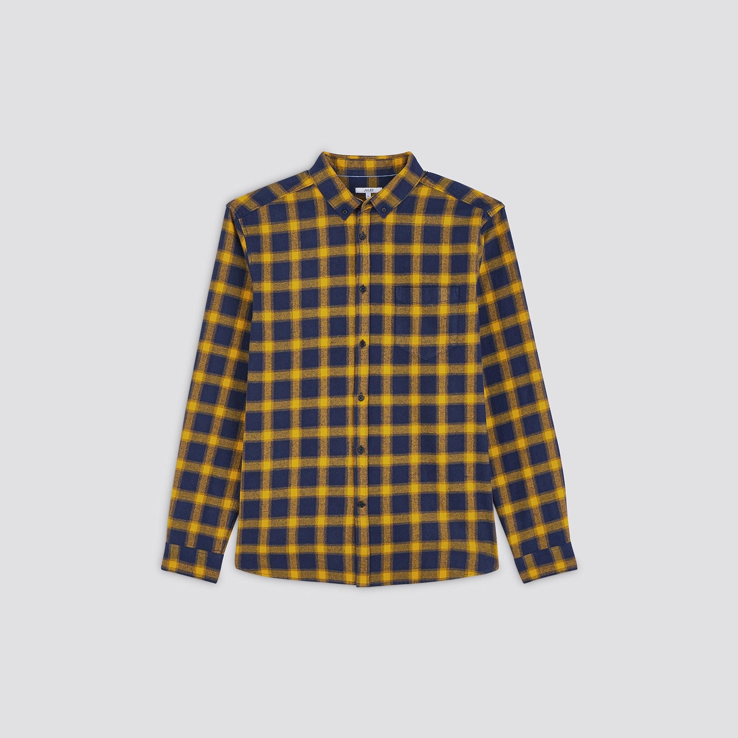 Chemise regular à carreaux coton biologique
