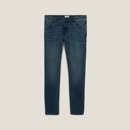 Jean slim en coton et polyester recyclés
