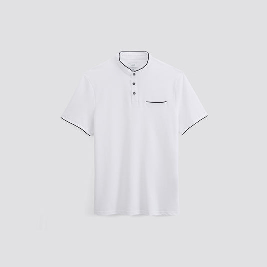 Polo col officier à manches courtes