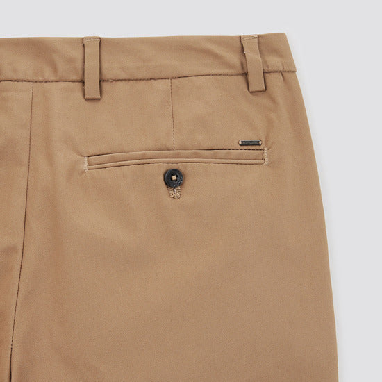 Pantalon chino slim #Simon mat en coton recyclé