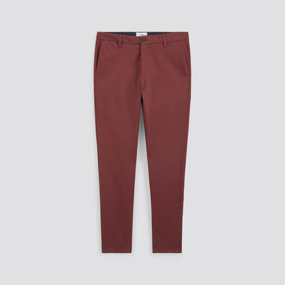 Pantalon chino slim #Simon mat en coton recyclé
