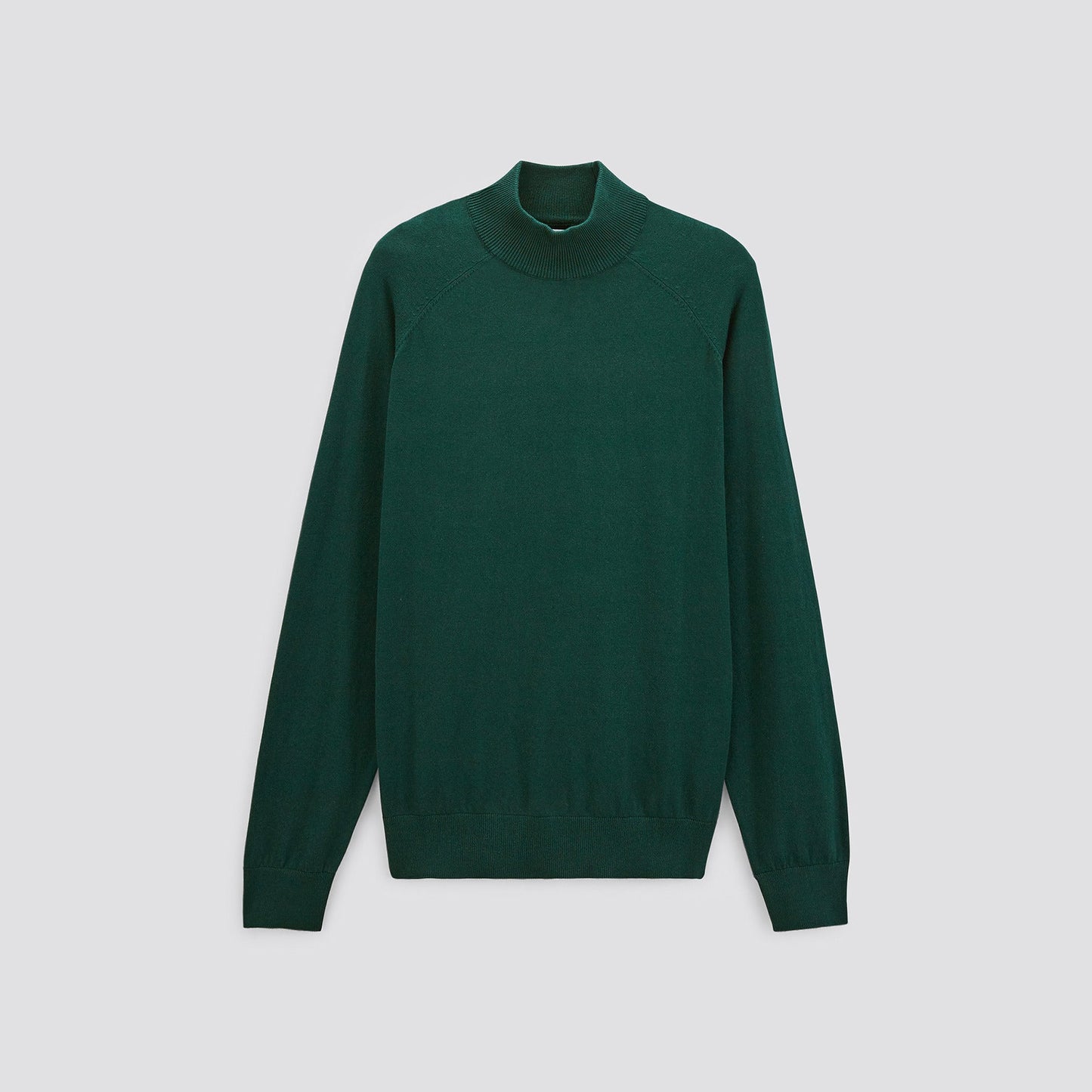 Pull col cheminé en coton