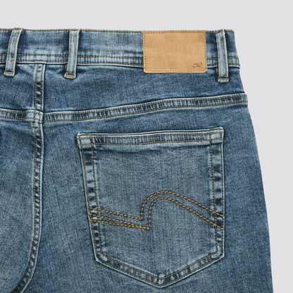 Jean regular en coton recyclé