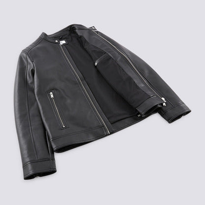 Blouson faux cuir esprit biker