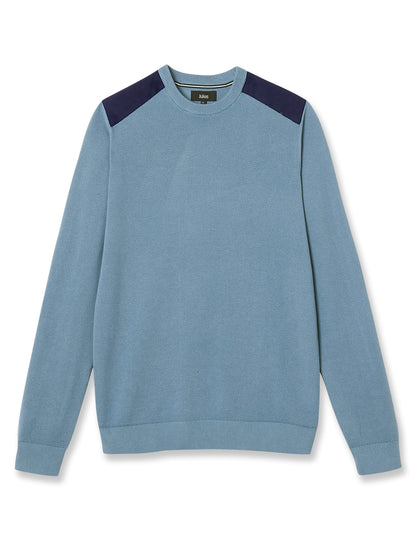 Pull col rond maille piquée