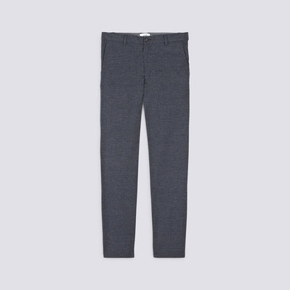 Pantalon chino faux uni