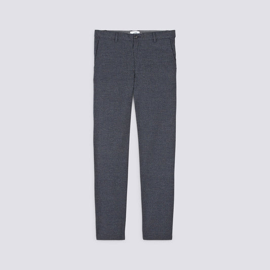Pantalon chino faux uni