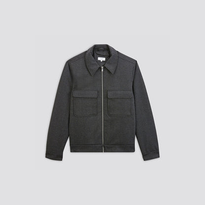 Blouson à carreaux col chemise