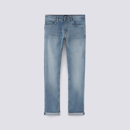 Jean Slim Urbanflex 4 longueurs bleu gris