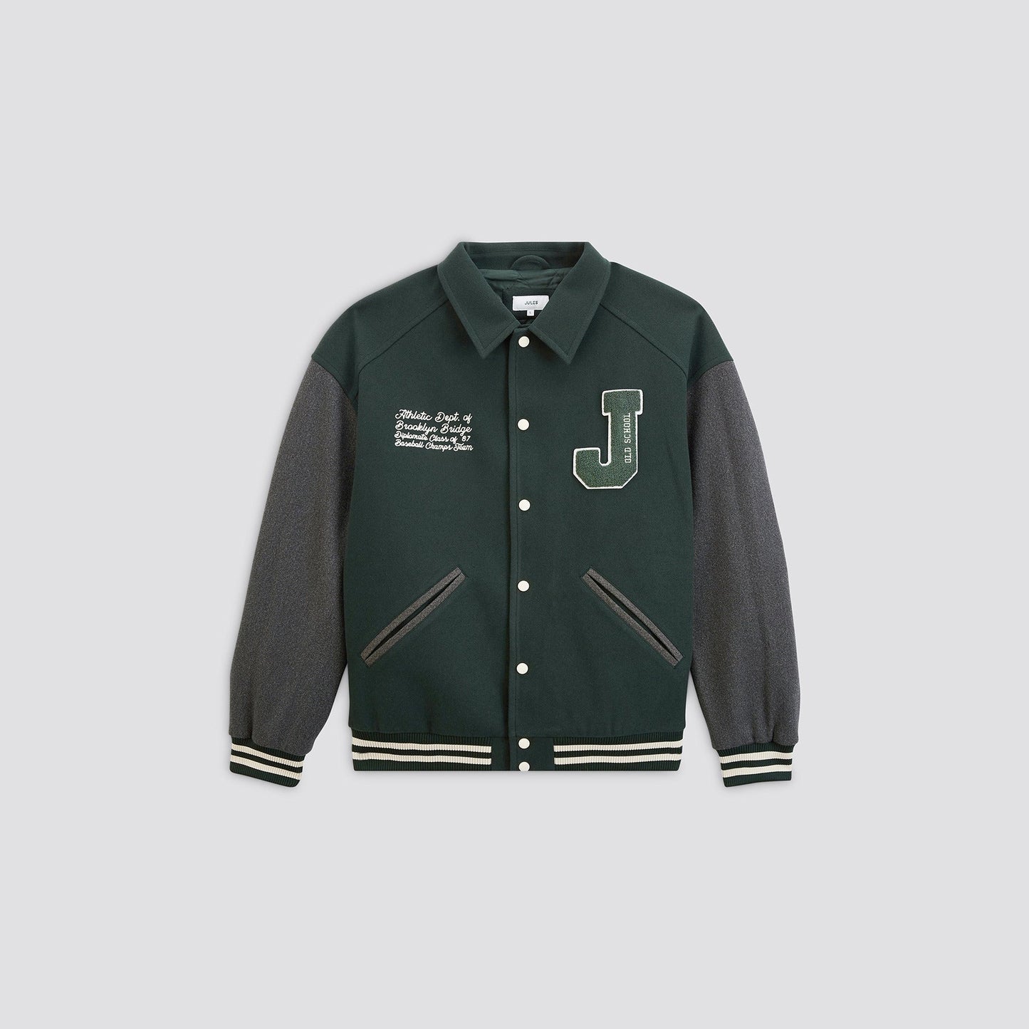 Blouson colorblock col chemise