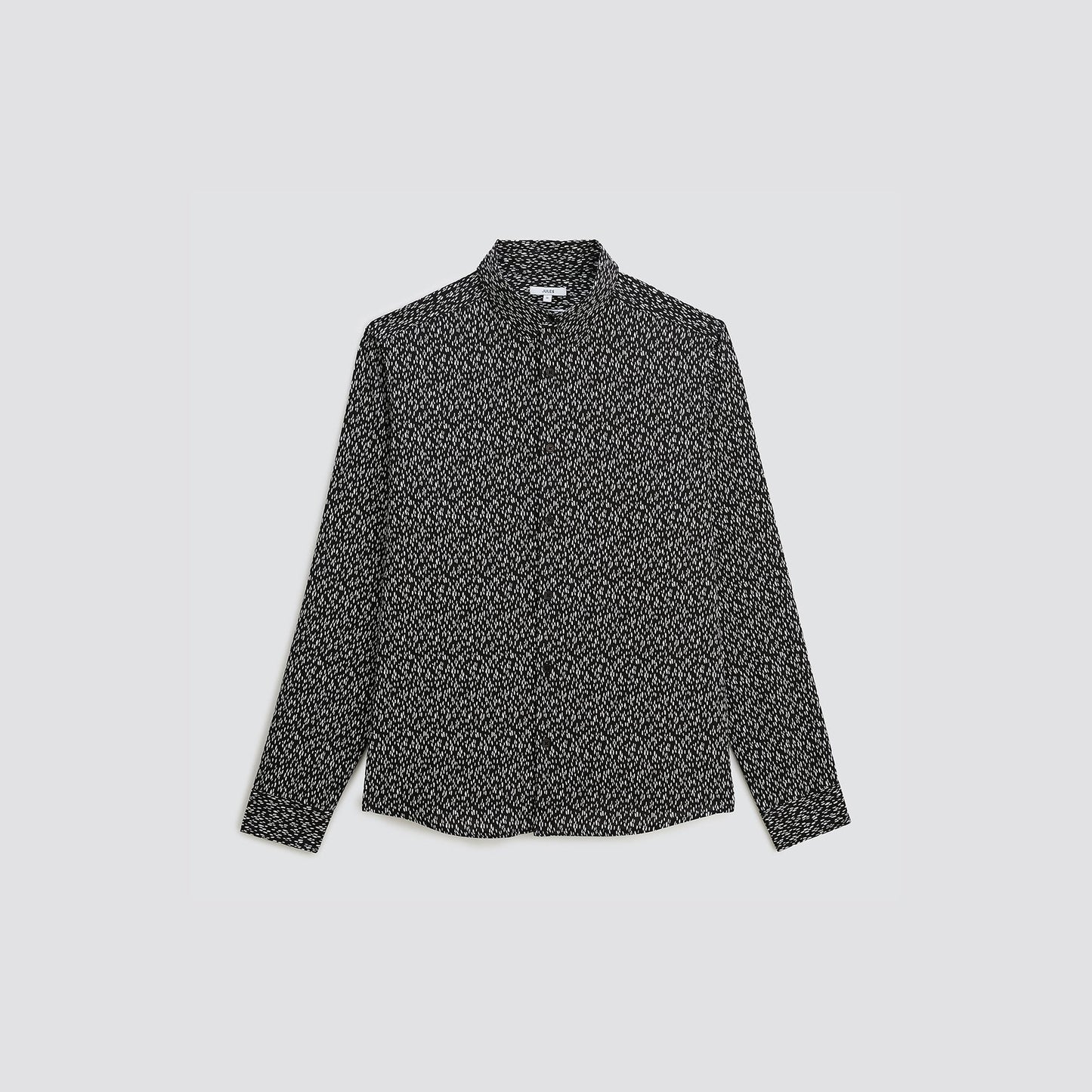 Chemise slim imprimé fantaisie coton