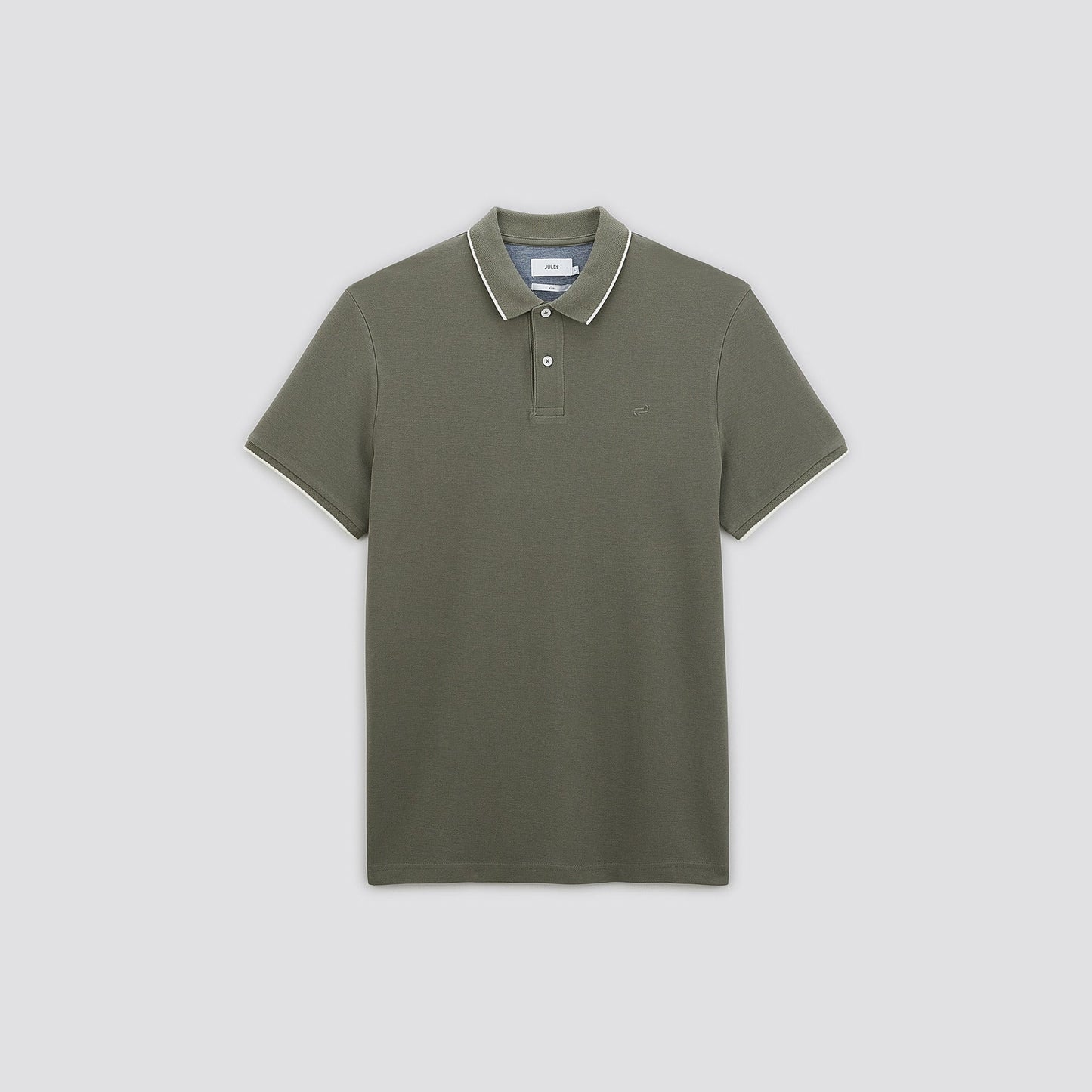 Polo manches courtes uni coton piqué