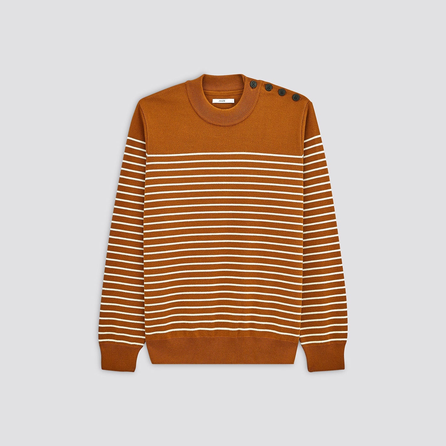 Pull marinière col rond