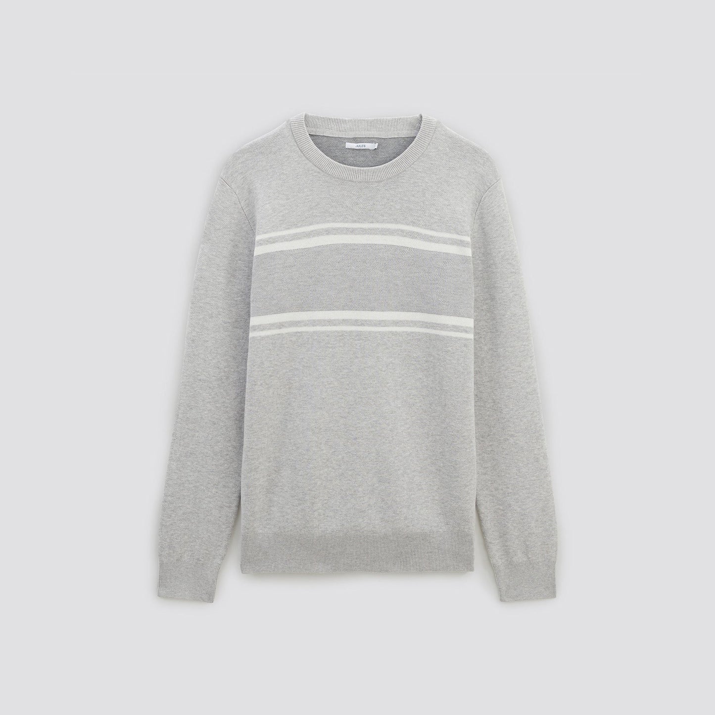 Pull à col rond colorblock