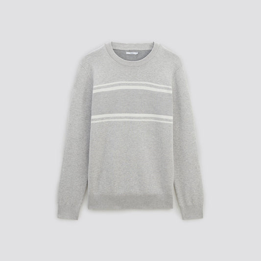 Pull à col rond colorblock