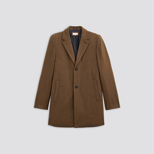 Manteau 3/4 col tailleur