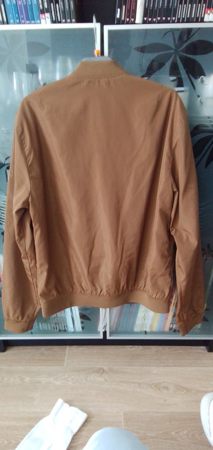 blouson marron clair