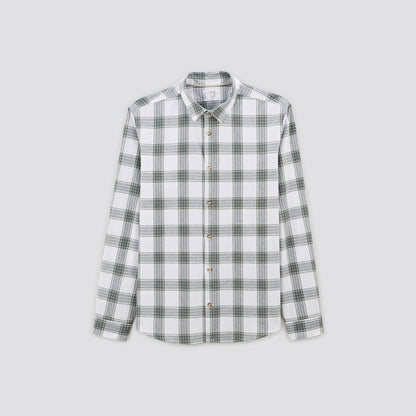 Chemise regular carreaux coton biologique