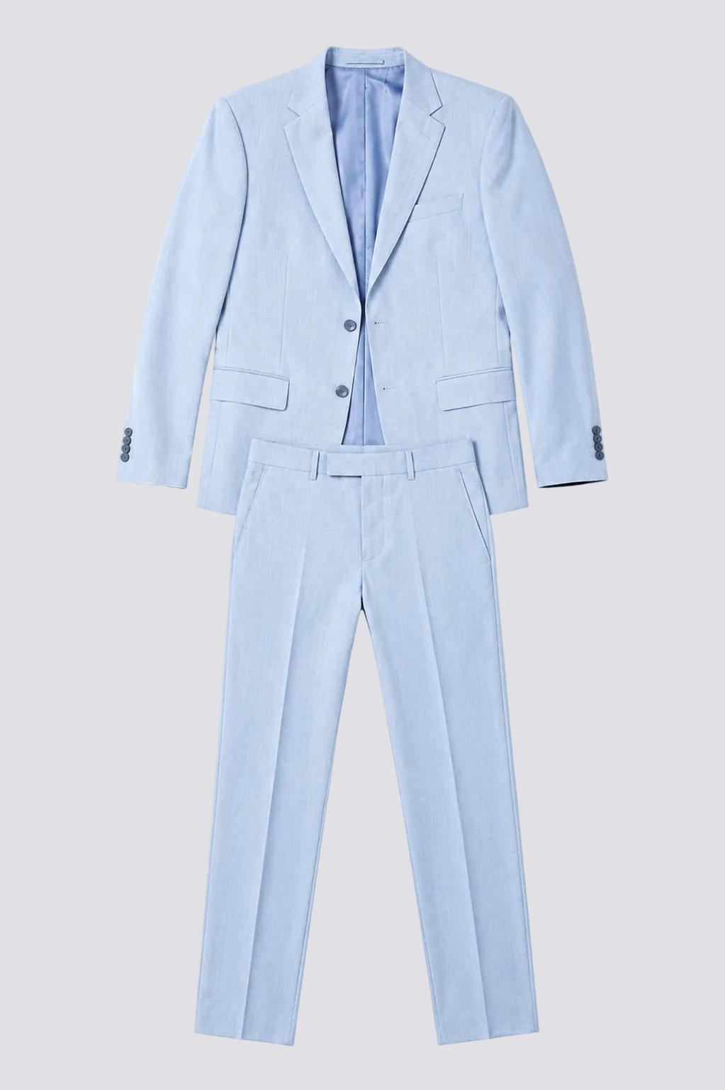 Costume bleu clair