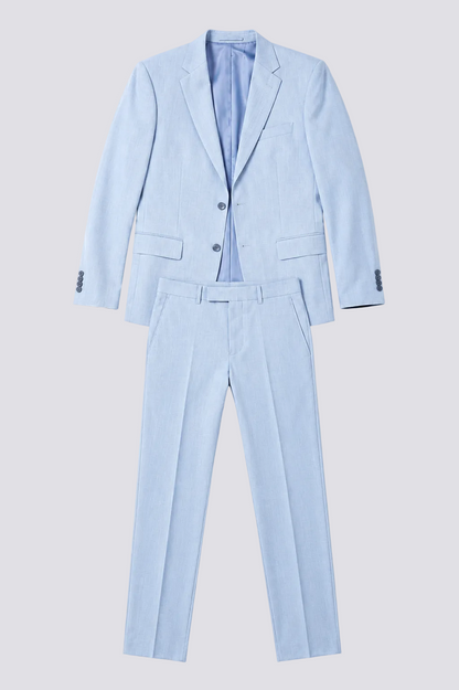 Costume bleu clair