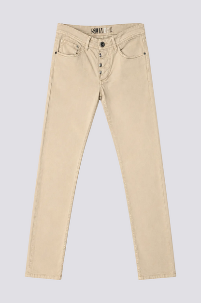 Pantalon slim WL 27 34 beige