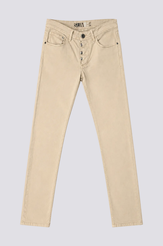 Pantalon slim WL 27 34 beige