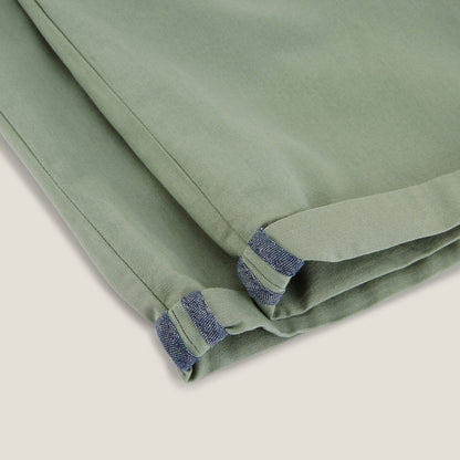 Bermuda chino uni taille élastiquée