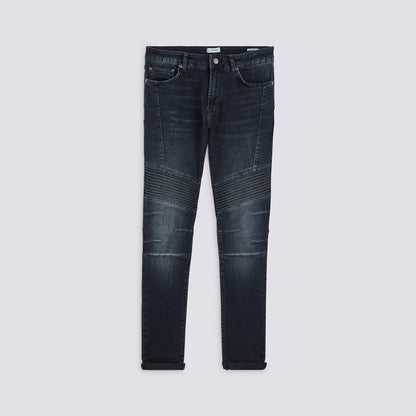 Jean skinny #Max biker blue black