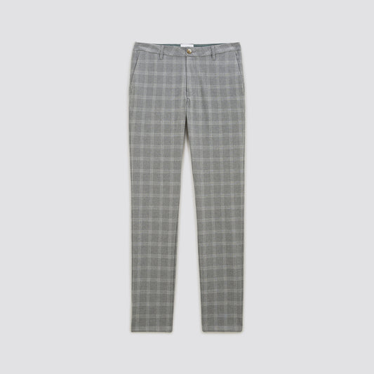 Pantalon chino slim à carreaux