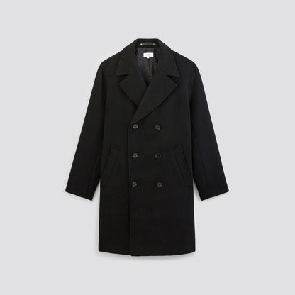 Manteau long boutonnage croisé