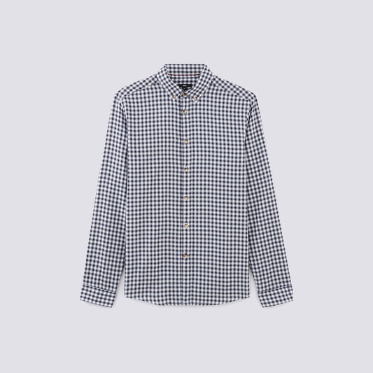 Chemise à carreaux coupe slim