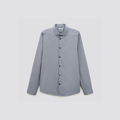 Chemise slim sans repassage unie coton