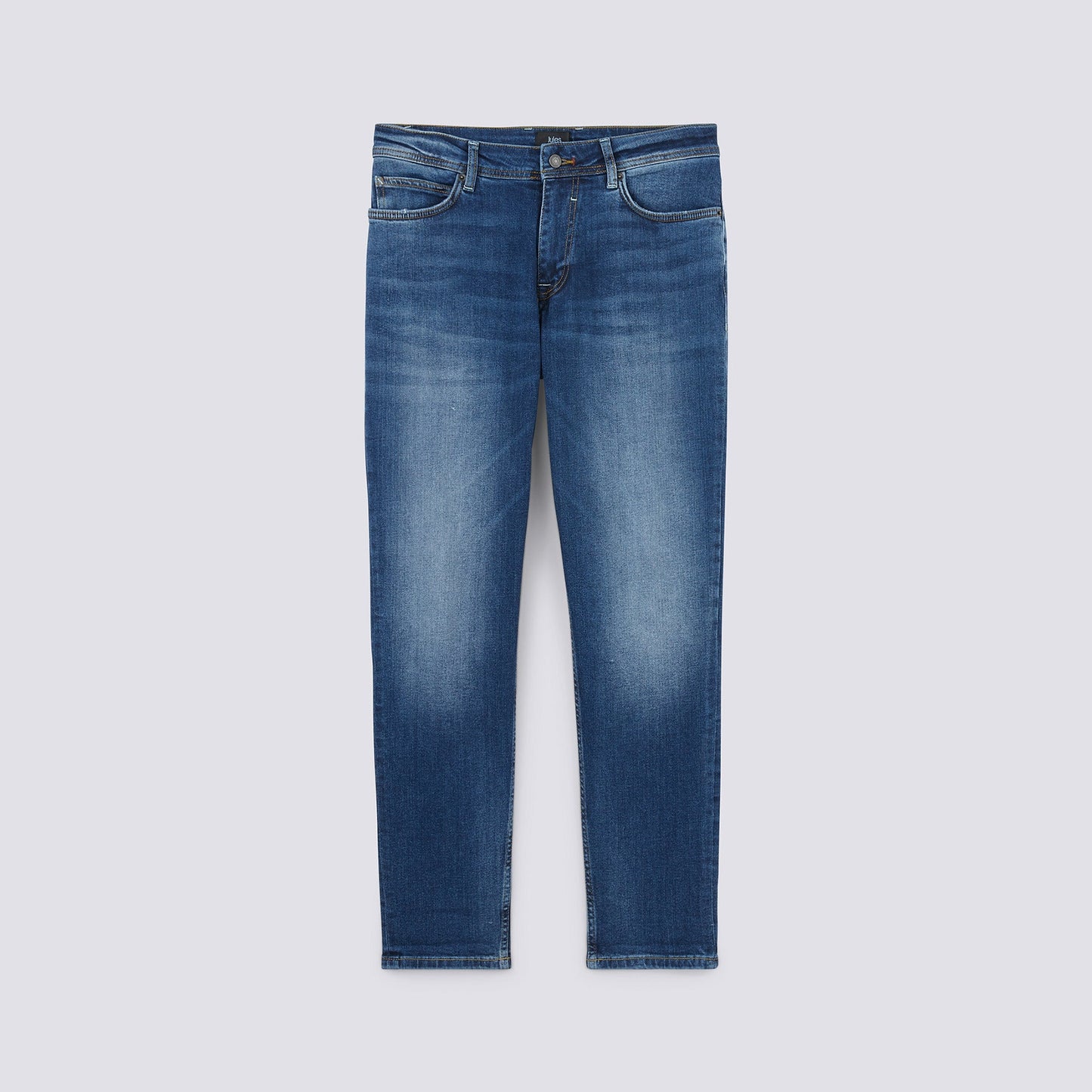 Jean confort bleu délavé blanchi