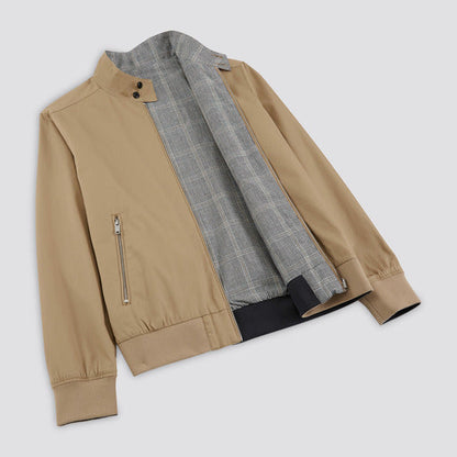 Blouson réversible carreaux en coton