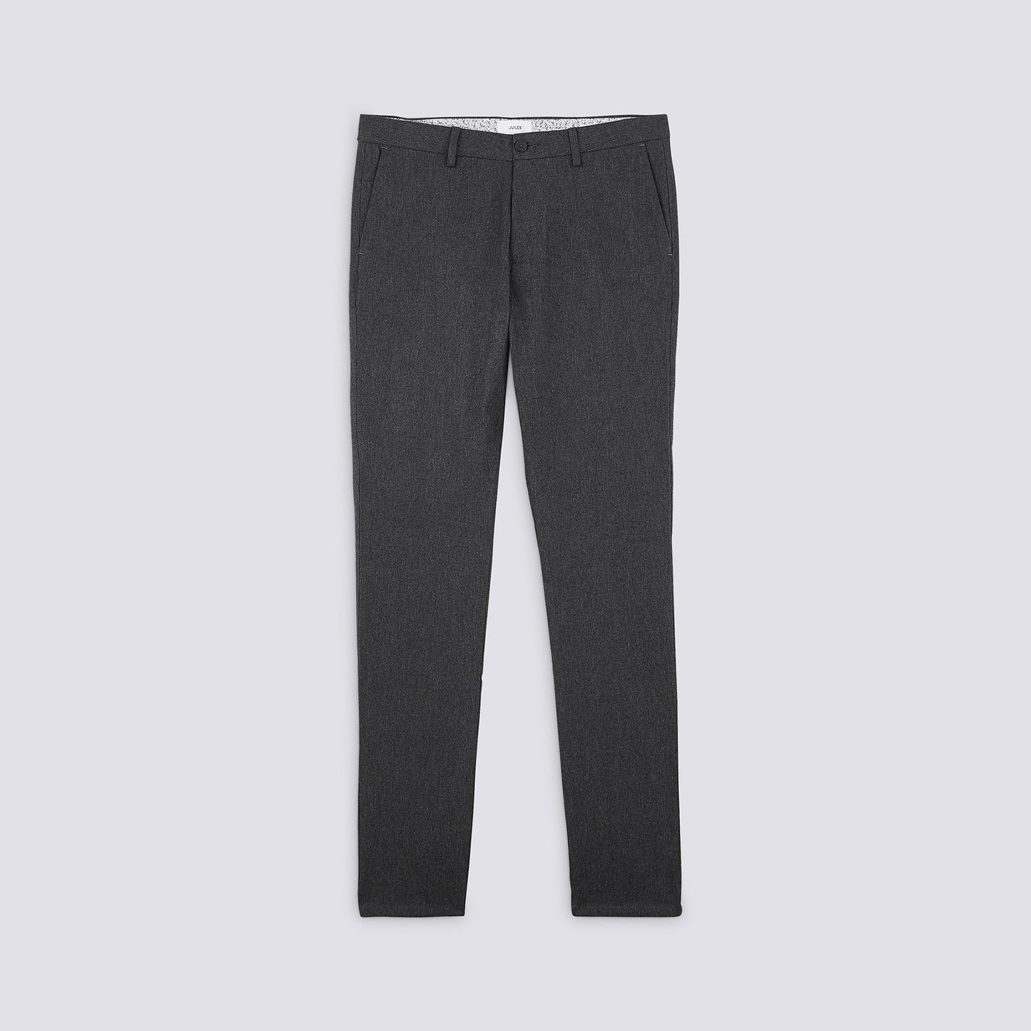 Pantalon chino slim fines rayures