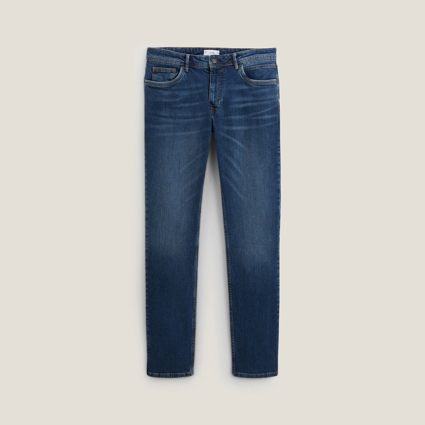 Jean straight 3 longueurs en coton recyclé
