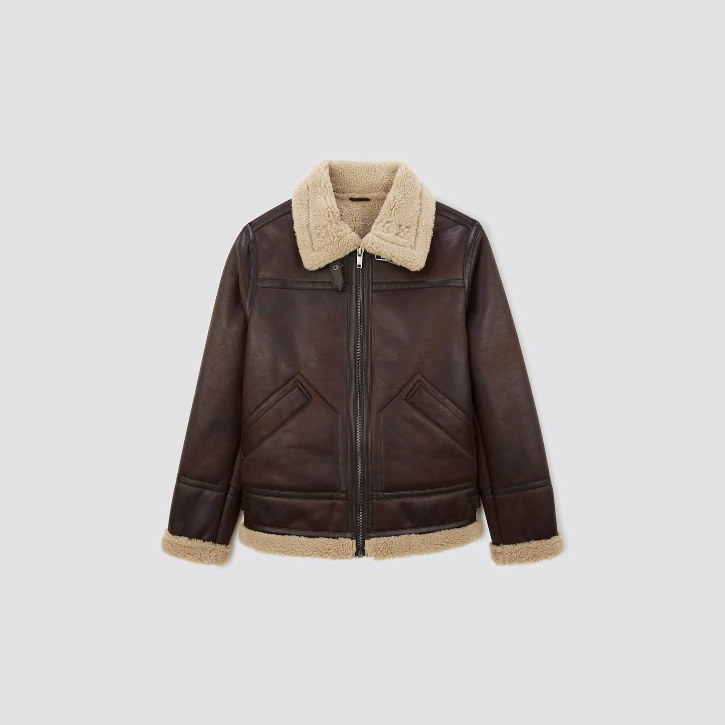 Blouson bombardier intérieur en sherpa