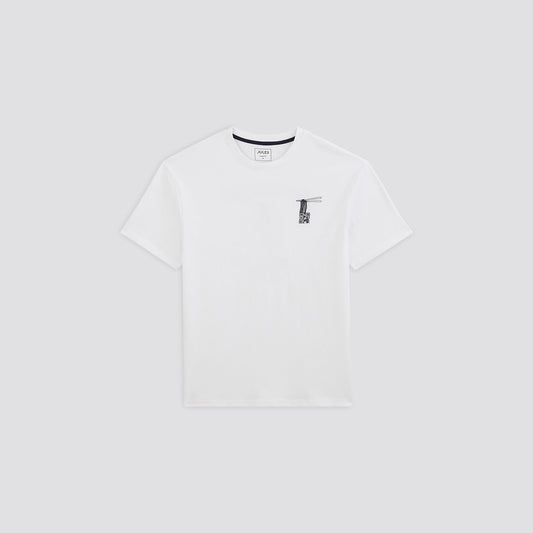 Tee-shirt imprimé coton issu de l'agri b