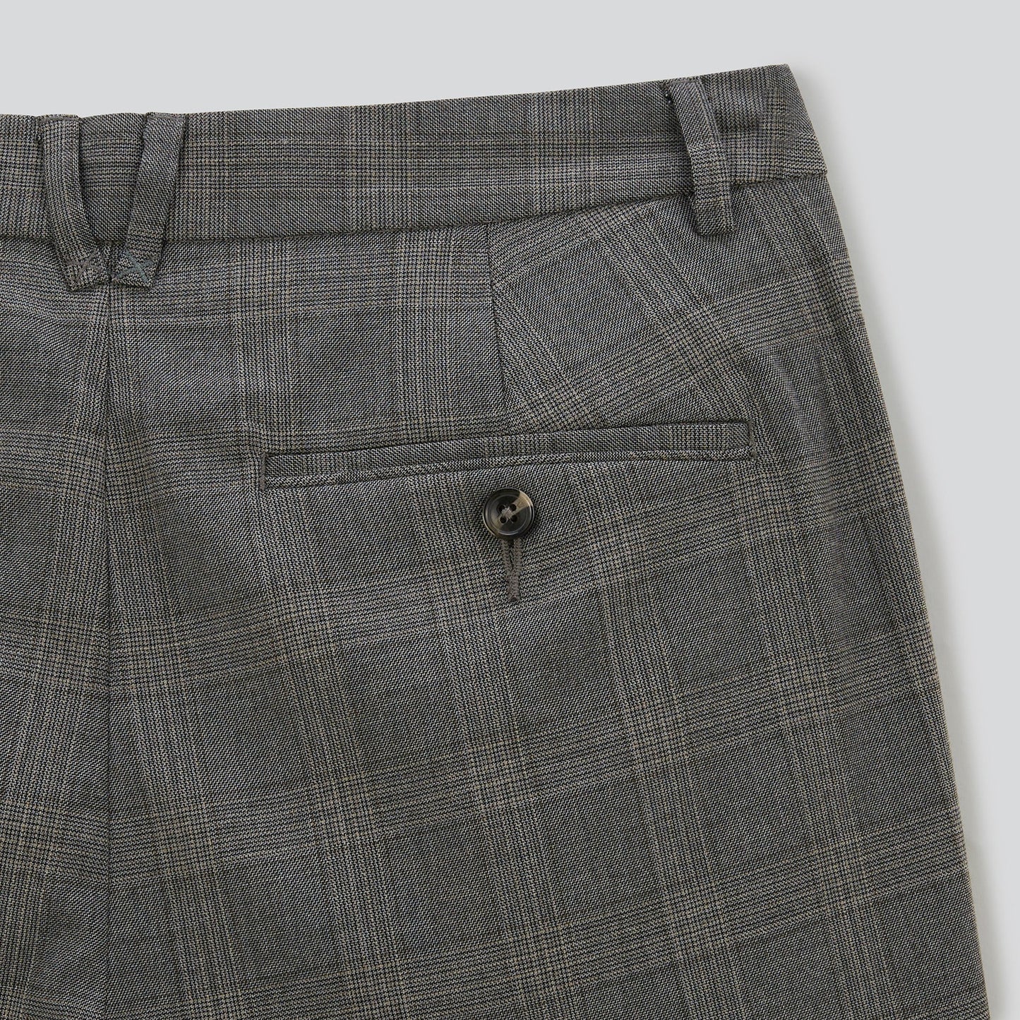 Pantalon chino slim à carreaux