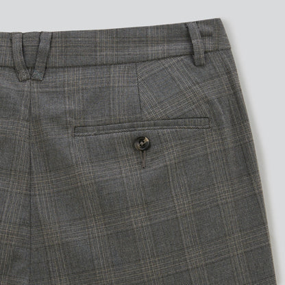Pantalon chino slim à carreaux