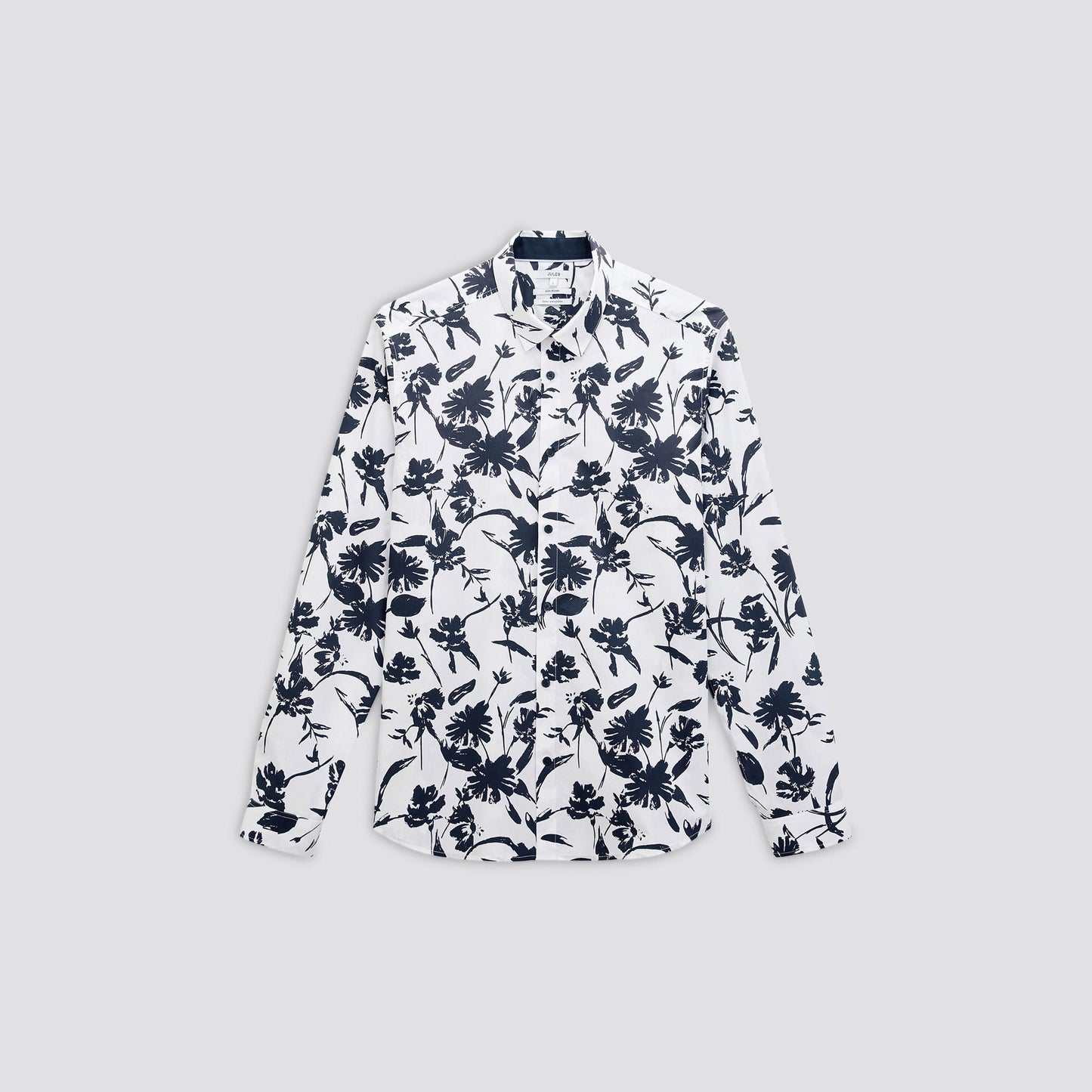 Chemise slim imprimé fleur coton