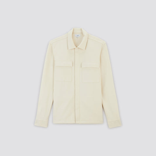 Surchemise unie coton maille