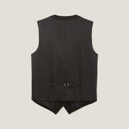 Gilet de costume uni slim