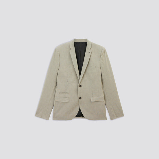Veste slim motif pied de puce