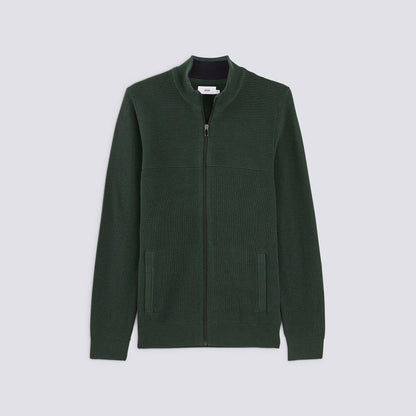 GILET ZIPPE COL MONTANT