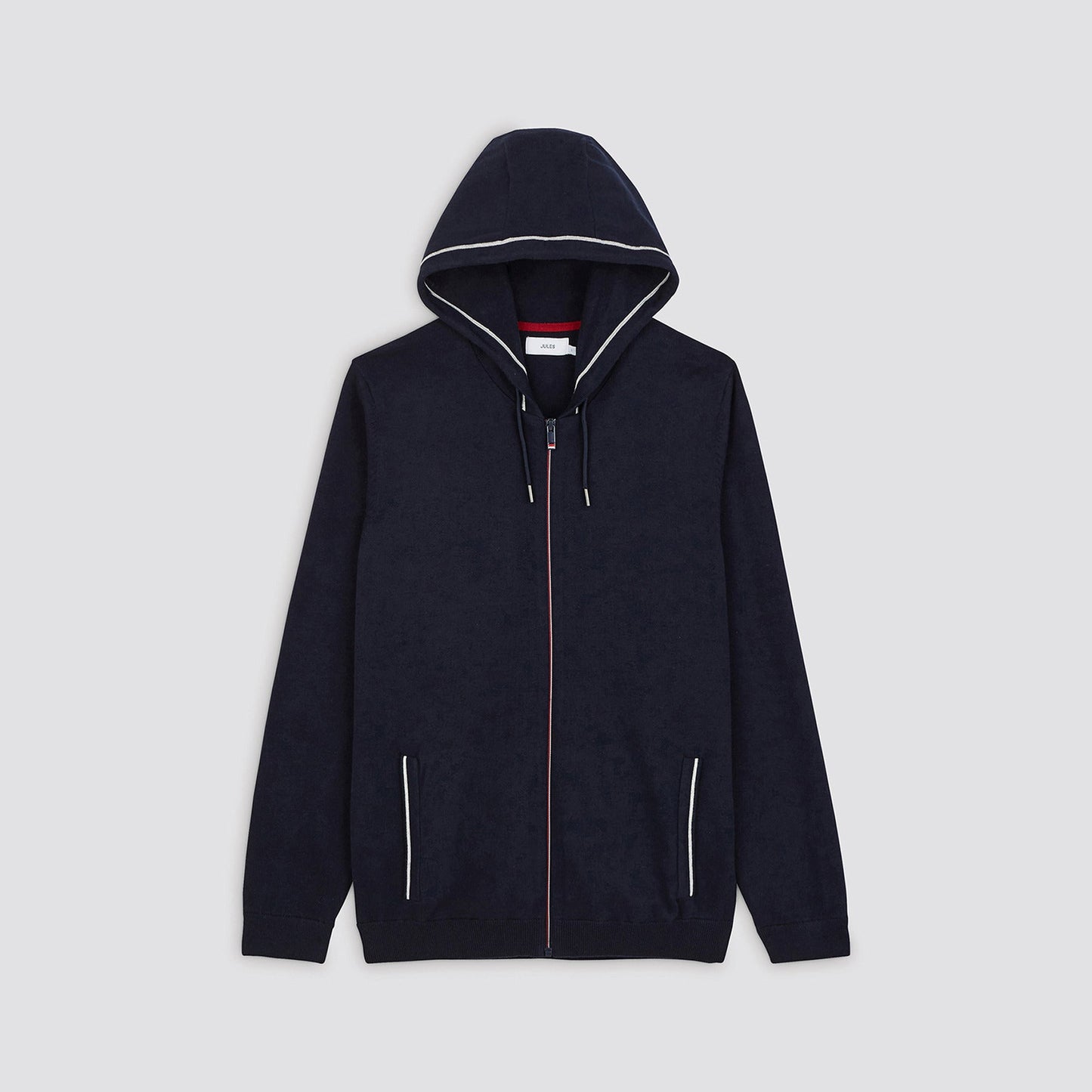 Gilet zippé à capuche